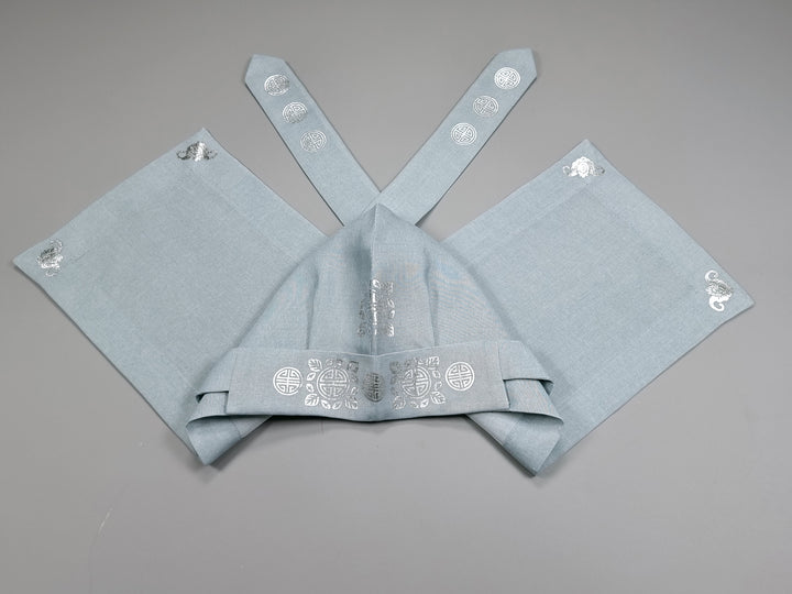 Korean Traditional Boy Baby Hanbok Hat BOKGUN 복건 100th-2 Ages Baikil Dol 1st Birthday HGB110