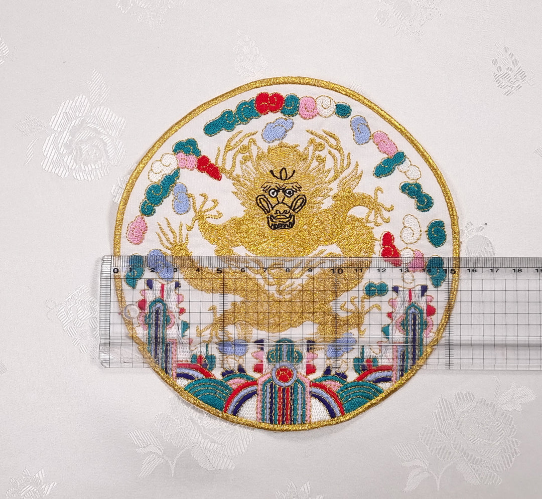 Korean Traditional Embroidery Patch Clothing DIY Accessory 15cm BAP002