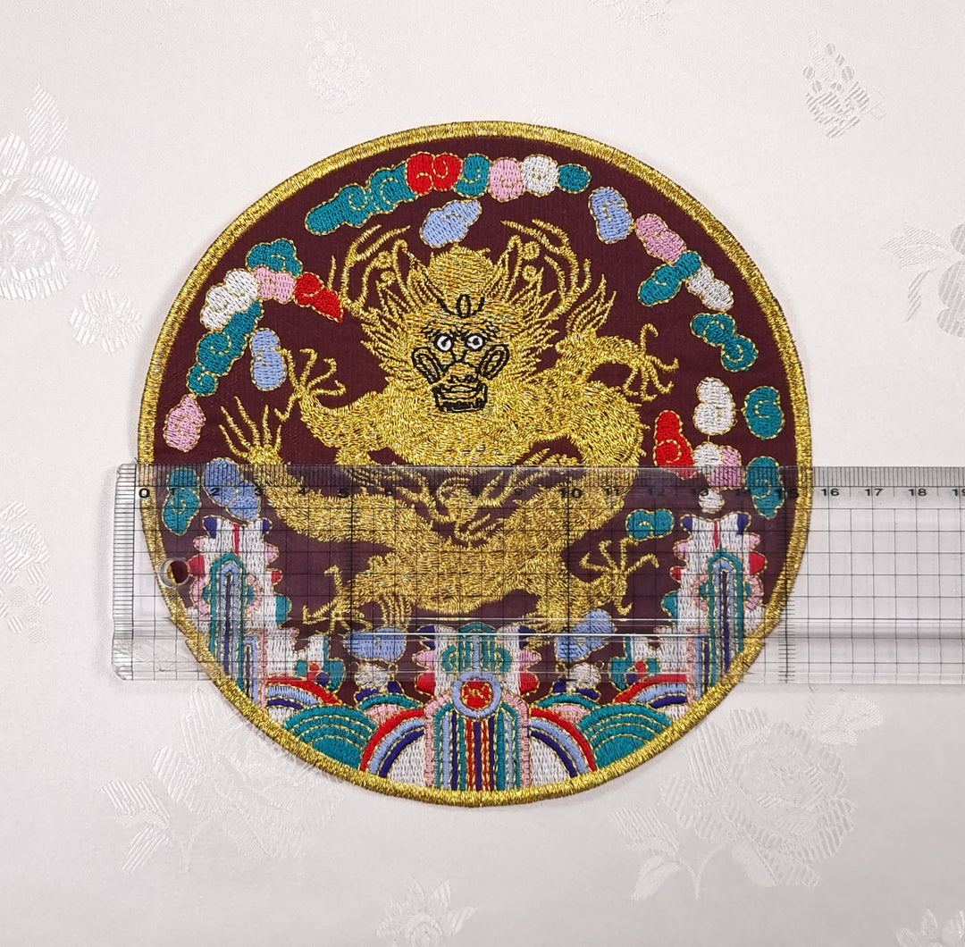 Korean Traditional Embroidery Patch Clothing DIY Accessory 15cm BAP002