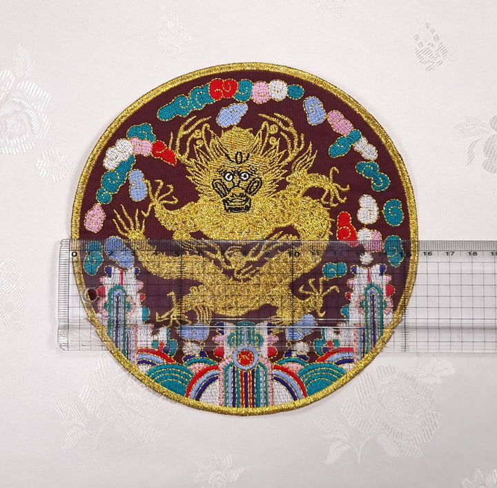 Korean Traditional Embroidery Patch Clothing DIY Accessory 15cm BAP002