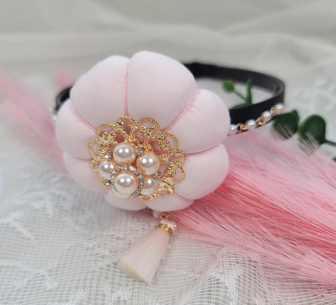 girl Hanbok Hair Accessory BASSI band head piece Korea Traditional dress First Birthday Party