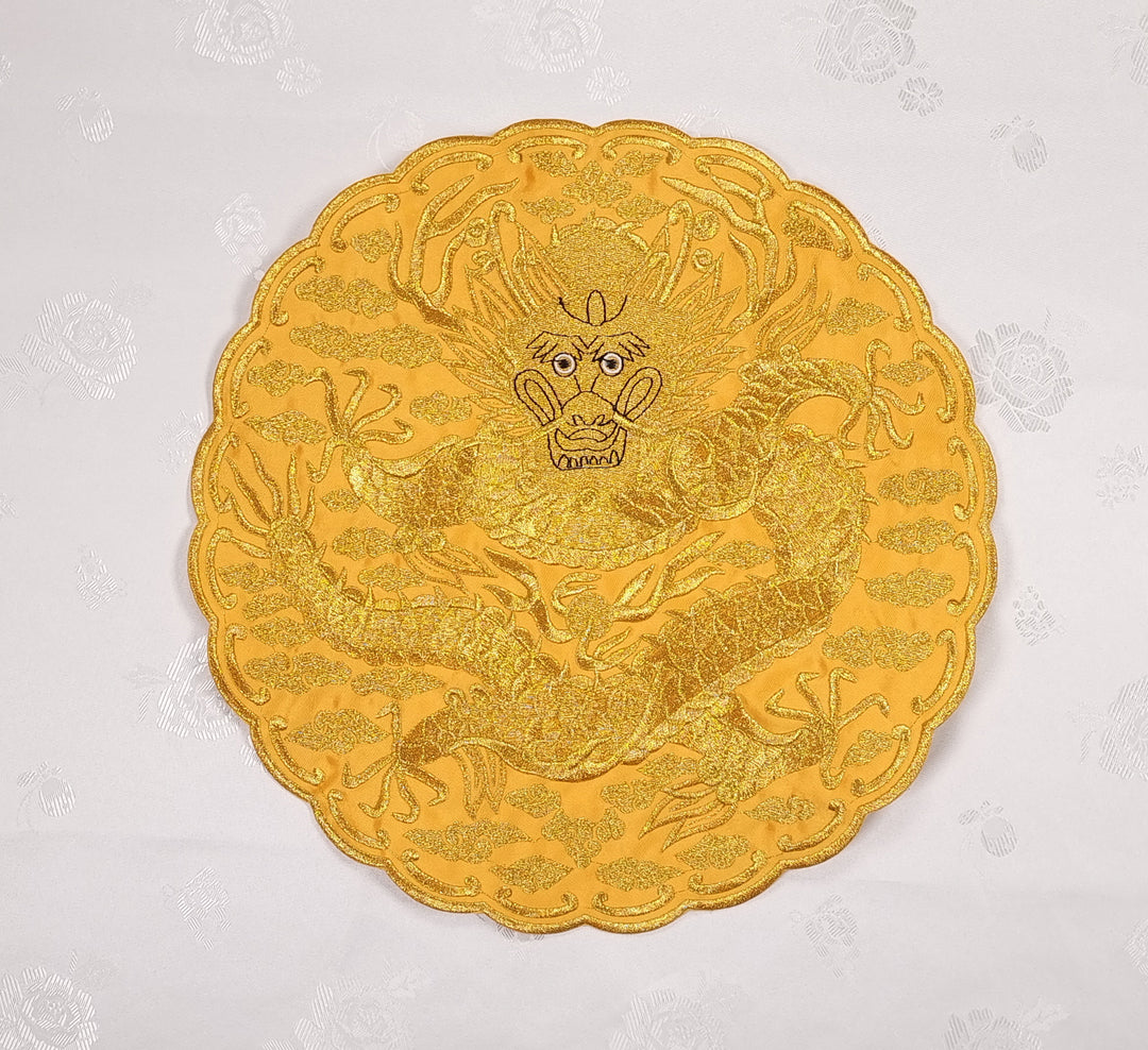 Korean Traditional Embroidery Patch Big Size 30 cm Clothing DIY Accessory King Design BAP003