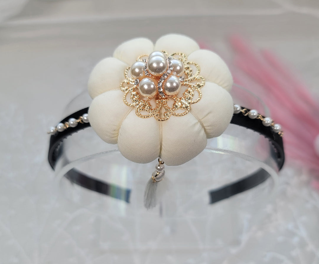 girl Hanbok Hair Accessory BASSI band head piece Korea Traditional dress First Birthday Party
