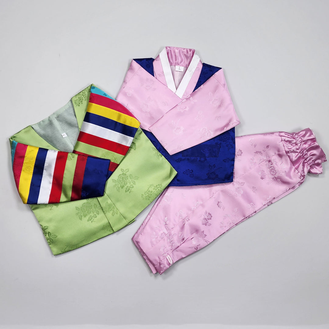 Korean Traditional Boy Baby Hanbok Dol Party Celebration 1 Ages Green GBH111