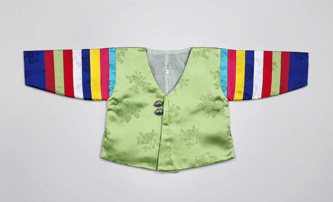 Korean Traditional Boy Baby Hanbok Dol Party Celebration 1 Ages Green GBH111