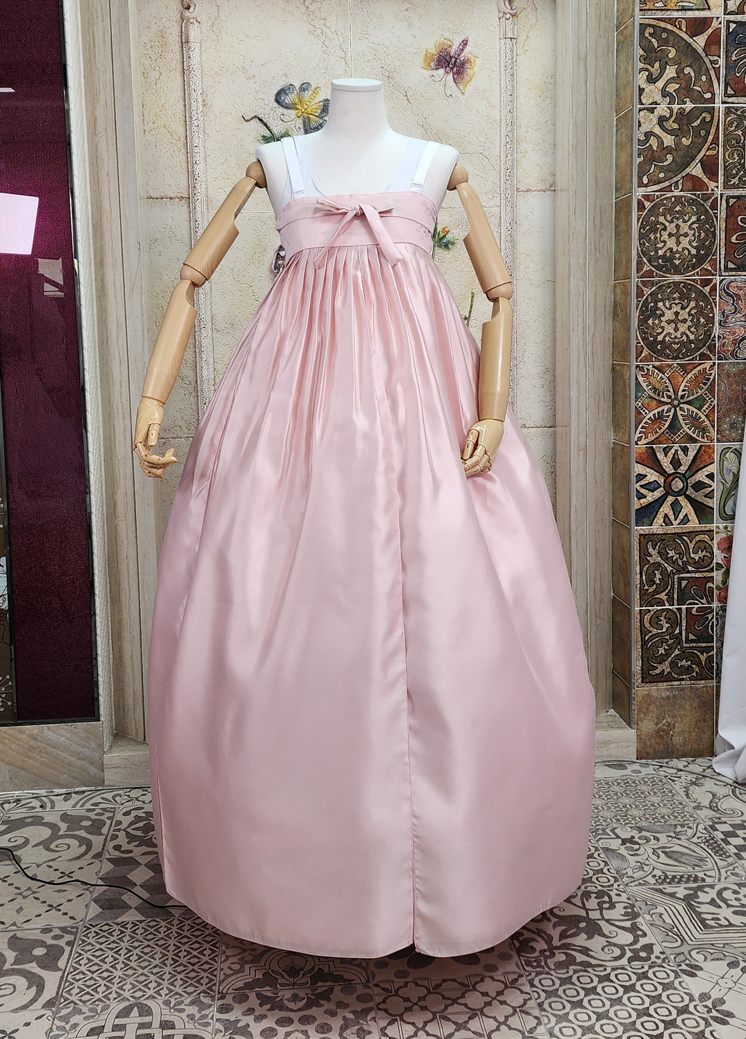 Korean Traditional Woman Personal Custom Hanbok Wedding Party Ceremony Pink Hanbok OSW003