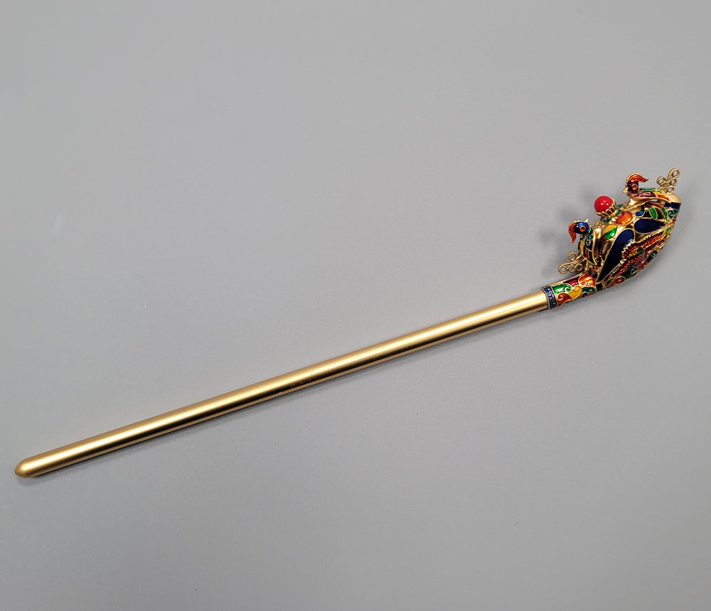 Korea Binyeo 비녀 Hair Accessory for Woman Hanbok Decoration Ornament Gold Silver 30 cm 24