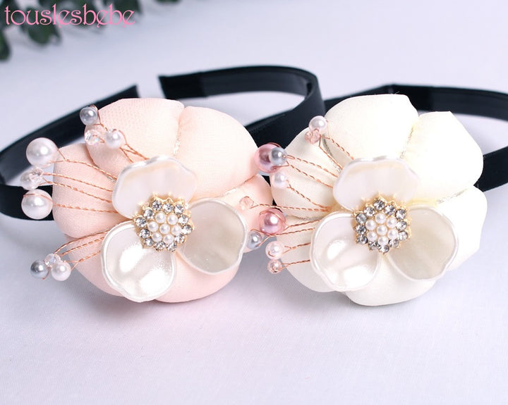 Girl's Hanbok Hair Accessory BASSI band head piece Korea Traditional Flower J101
