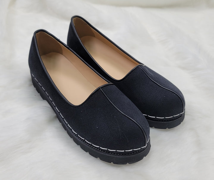Korean Traditional Hanbok Shoes for Man Men 갓신 Black Color Footwear Wedding Birthday Leather