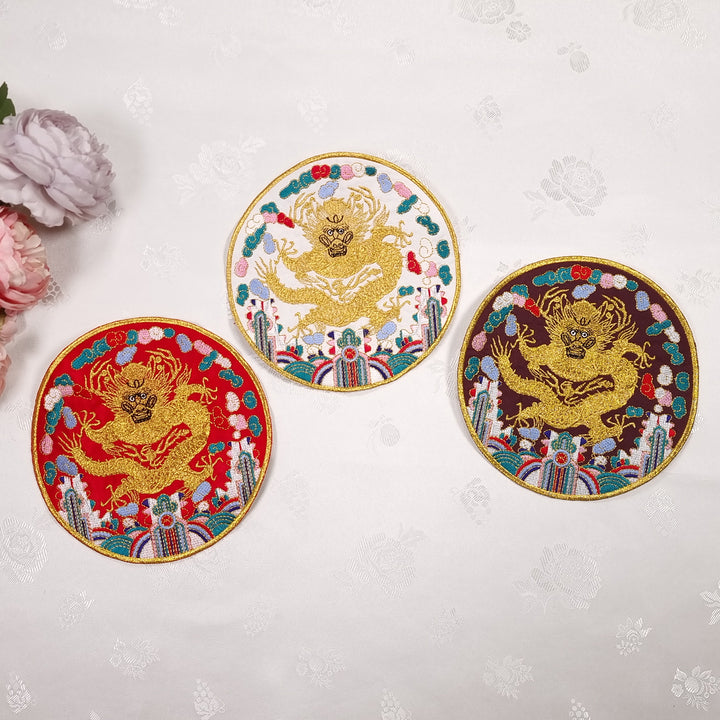 Korean Traditional Embroidery Patch Clothing DIY Accessory 15cm BAP002