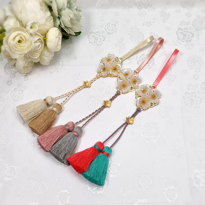 Hanbok Accessory Norigae 노리개 Baby Girl Boy Ornament Flower Tassel JTN120
