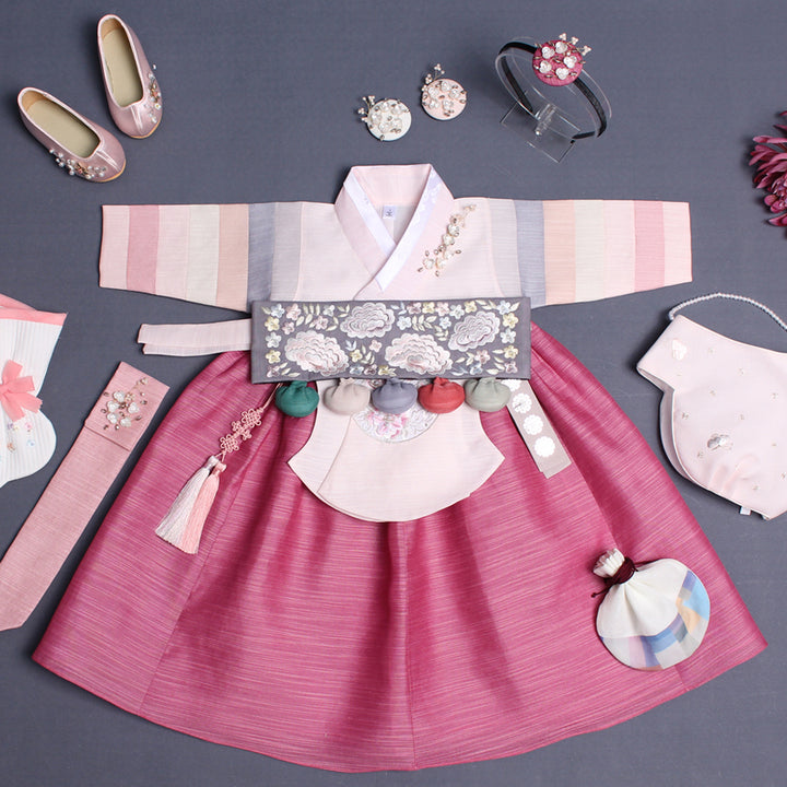 Hanbok Girl Baby Korea Traditional Clothing DGH113
