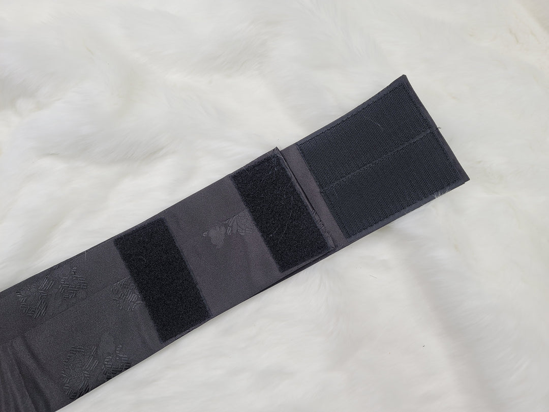 Korean Traditional Hanbok Belt Man Embroidery Black OB01