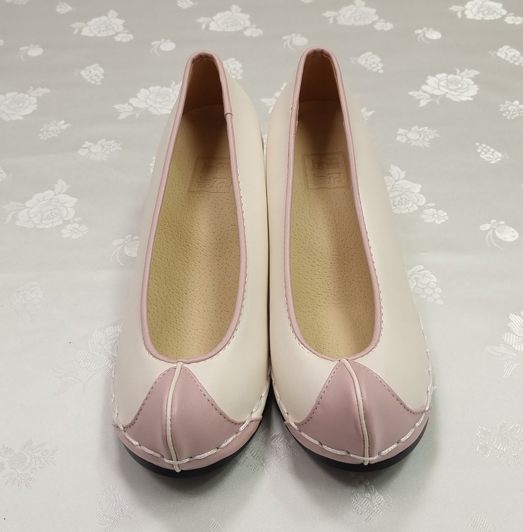 Korean Traditional Hanbok Shoes Socks for Woman Girl Solid Footwear Wedding Birthday PU WS117