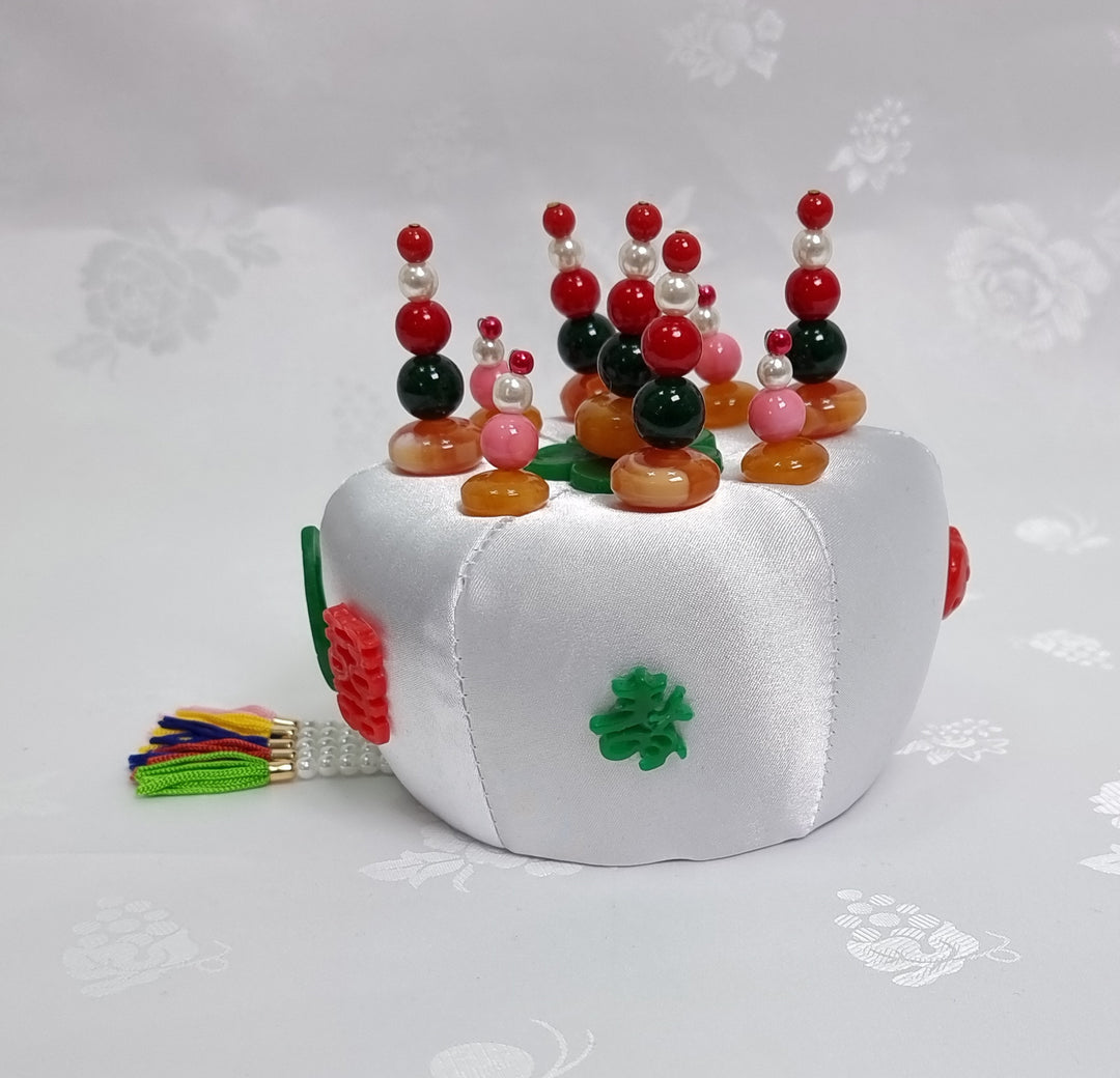 Korean Hair Accessory for Woman Hanbok Traditional Wedding Decoration Ornament 족두리 DS109