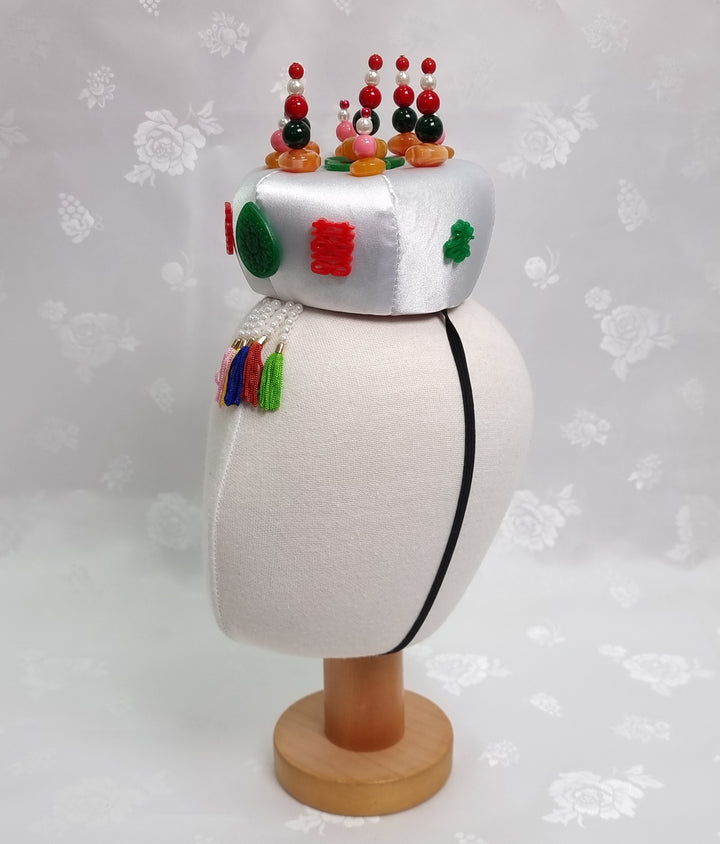 Korean Hair Accessory for Woman Hanbok Traditional Wedding Decoration Ornament 족두리&nbsp;DS105