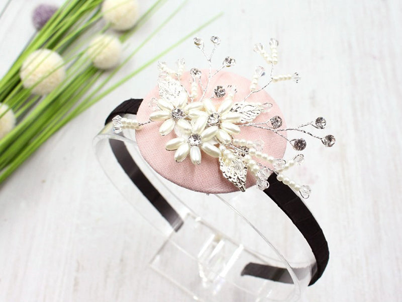 Girl's Hanbok Hair Accessory BASSI head&nbsp; band Piece, Korea Traditional Beads Flower J111