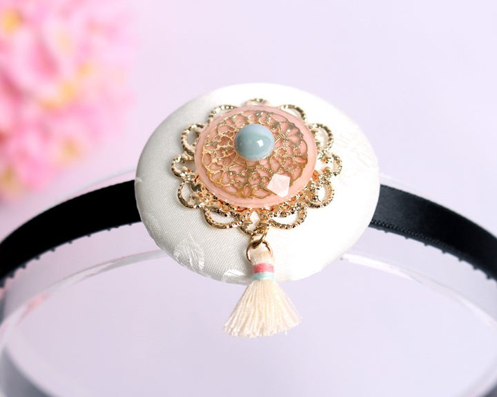 Girl's Hanbok Hair Accessory BASSI band head piece Korea Traditional J105