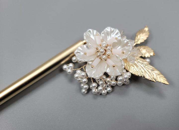 Korea Binyeo 비녀 Hair Accessory for Woman Hanbok Decoration Ornament Beads Flower 12