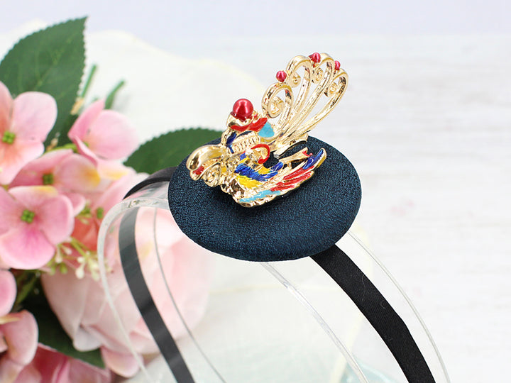 Girl's Hanbok Hair Accessory BASSI head&nbsp; band Piece, Korea Traditional Bird 봉황 J114