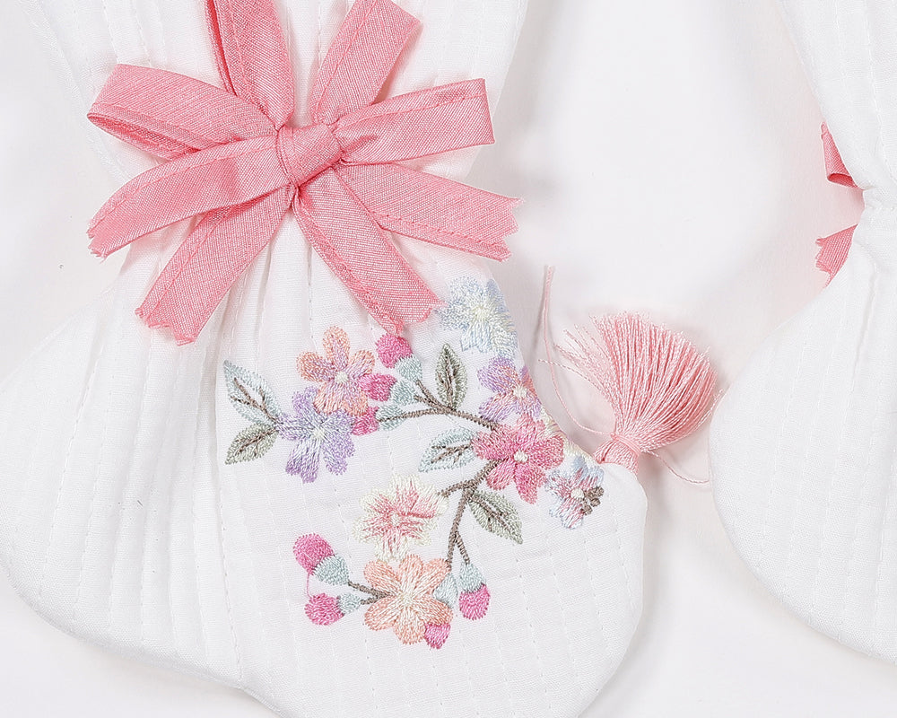 Korean Traditional Boy Girl Baby Hanbok Socks Beoseon 버선 Flower Embroidery Pastel Color Dol 1 Year SOC015