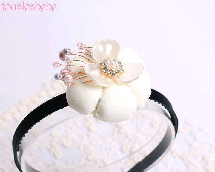 Girl's Hanbok Hair Accessory BASSI band head piece Korea Traditional Flower J101