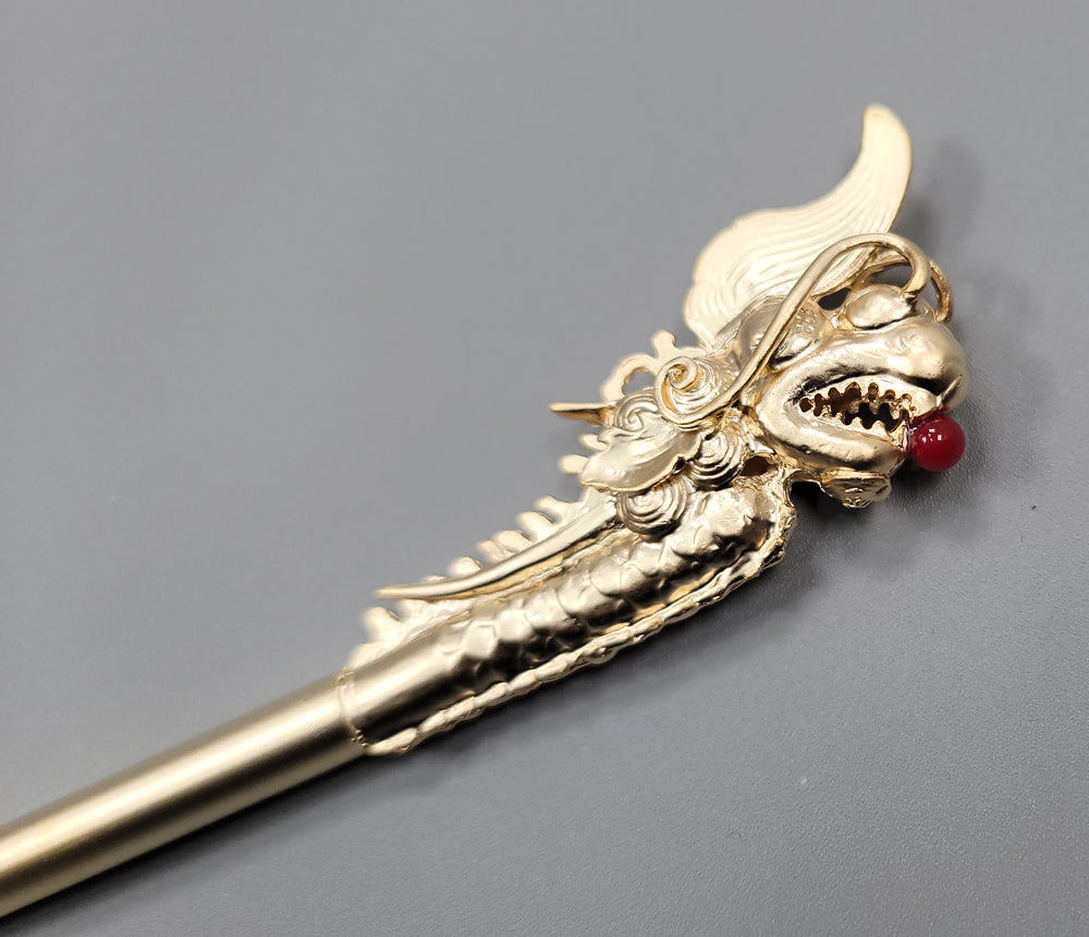 Korea Binyeo 비녀 Hair Accessory for Woman Hanbok Decoration Ornament Gold Dragon11