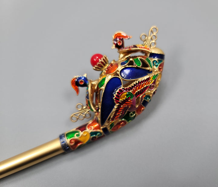 Korea Binyeo 비녀 Hair Accessory for Woman Hanbok Decoration Ornament Gold Silver 30 cm 24