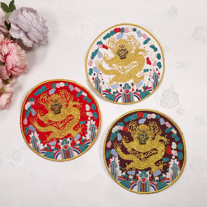 Korean Traditional Embroidery Patch Clothing DIY Accessory 15cm BAP002