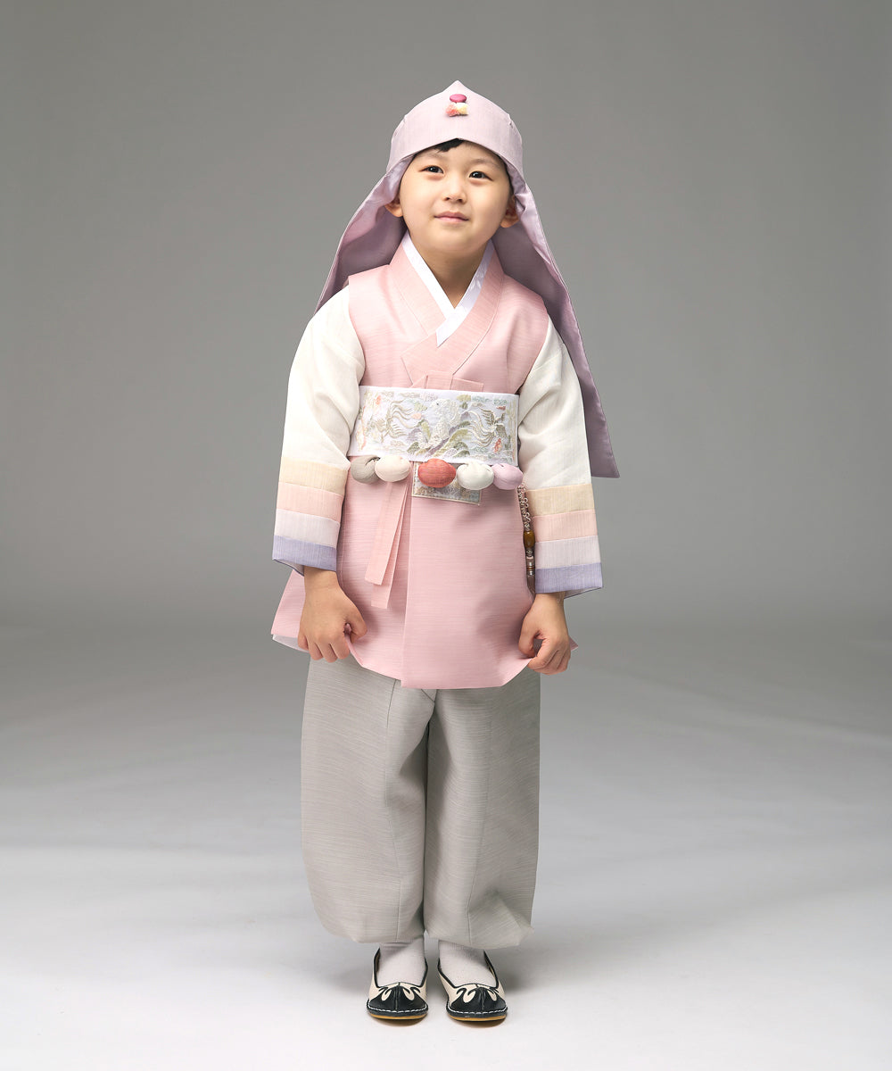 Korean Traditional Boy Baby Hanbok Dol Baikil Party Celebration 100th Days 1st Birthday 1–10 Years Pink DDB127