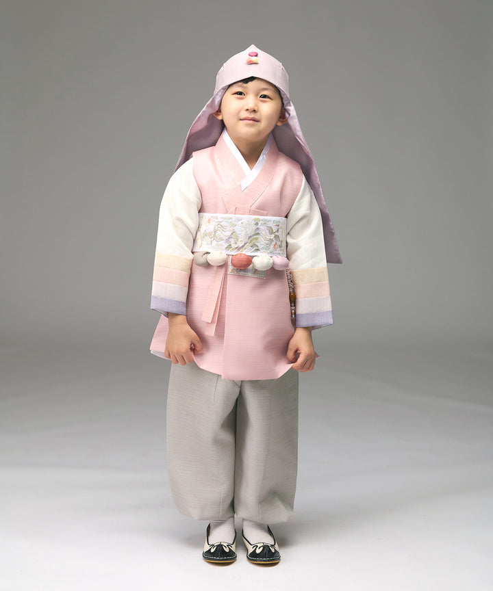 Korean Traditional Boy Baby Hanbok Dol Baikil Party Celebration 100th Days 1st Birthday 1–10 Years Pink DDB127