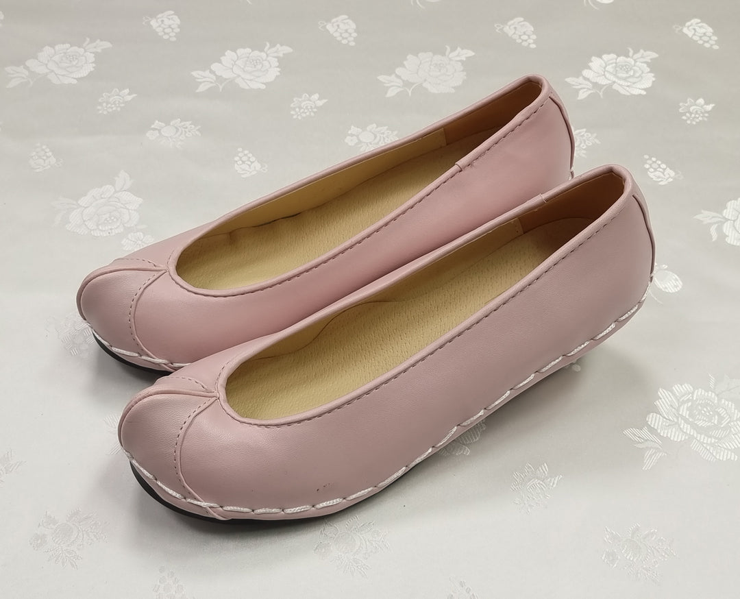 Korean Traditional Hanbok Shoes Socks for Woman Girl Solid Footwear Wedding Birthday PU WS117