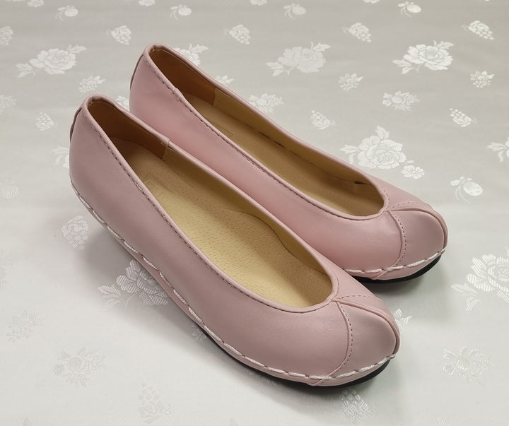 Korean Traditional Hanbok Shoes Socks for Woman Girl Solid Footwear Wedding Birthday PU WS117