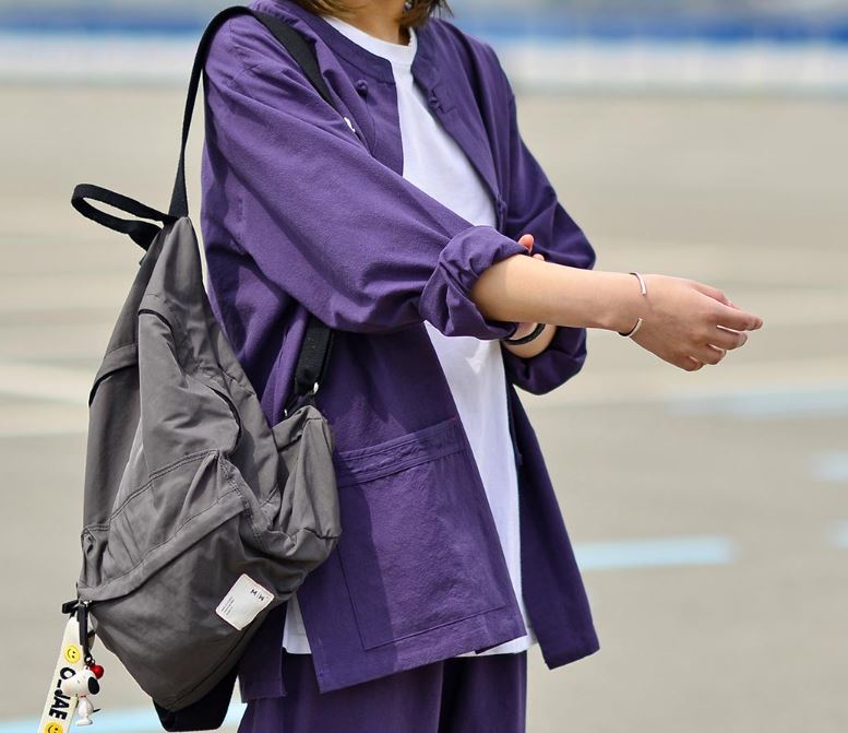 Korean Hanbok Washed 17's Dyed Cotton Common Use Man Woman Casual Daily Clothing BTS Light Purple 24014