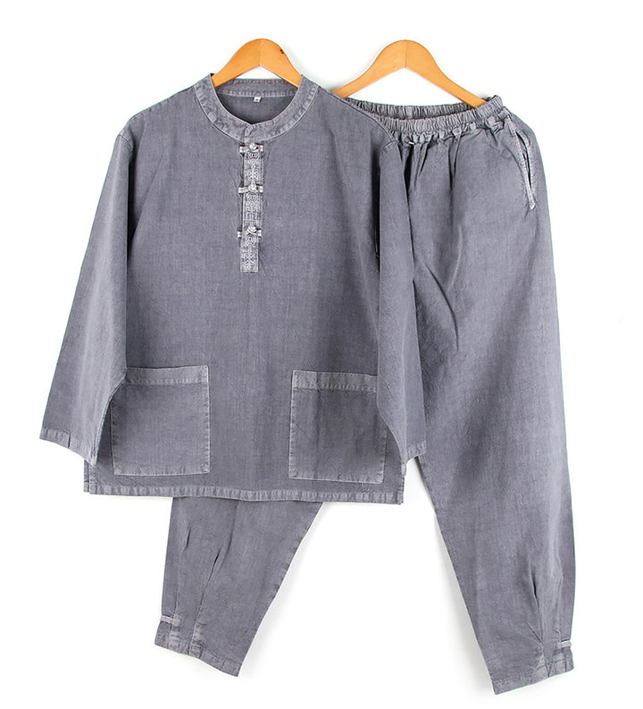 Korean Hanbok Washed Cotton Common Use Man Woman Casual Daily Clothing Pants JH102