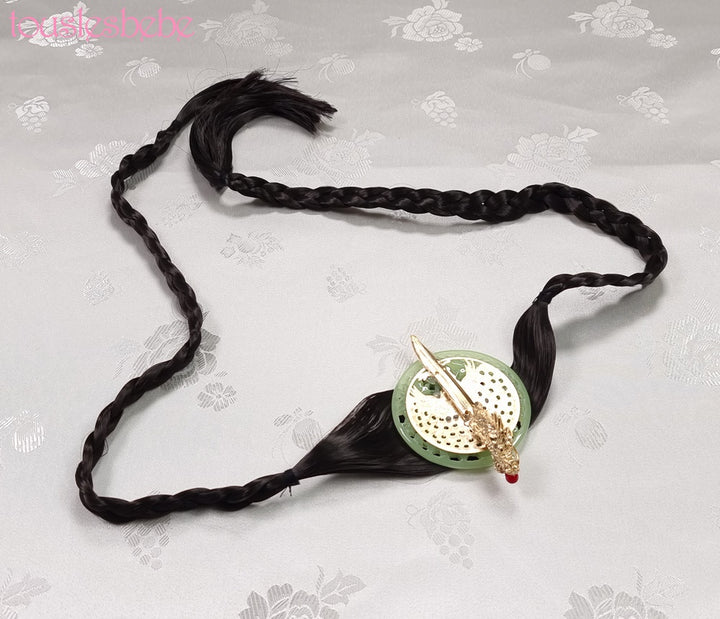 Korea Hair Accessory for Woman Hanbok Decoration Queen Princess Ornament Gold Silver Jade 첩지 10