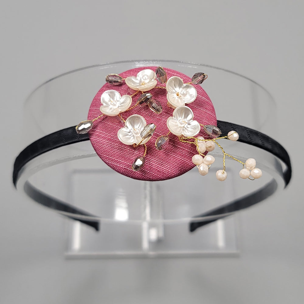 Girl's Hanbok Hair Accessory BASSI head&nbsp; band piece Korea Traditional Flower J108