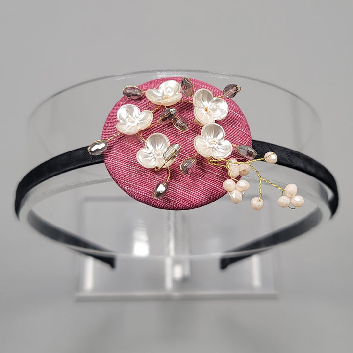 Girl's Hanbok Hair Accessory BASSI head&nbsp; band piece Korea Traditional Flower J108