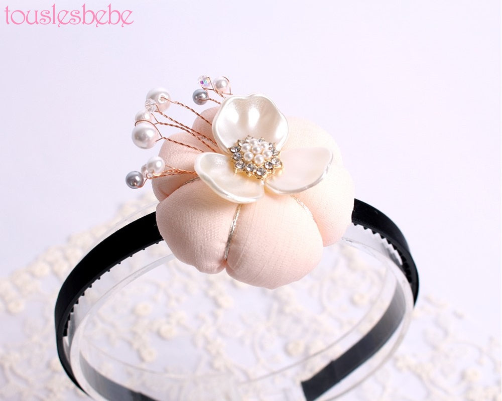 Girl's Hanbok Hair Accessory BASSI band head piece Korea Traditional Flower J101