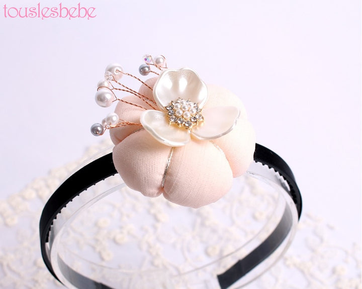 Girl's Hanbok Hair Accessory BASSI band head piece Korea Traditional Flower J101