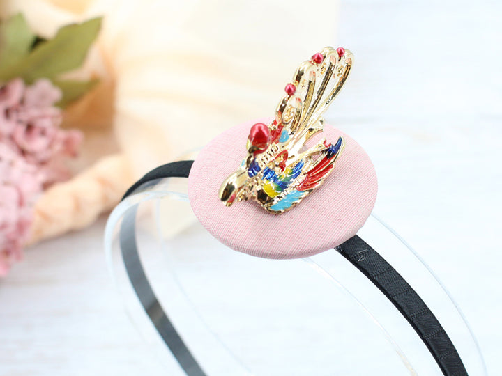 Girl's Hanbok Hair Accessory BASSI head&nbsp; band Piece, Korea Traditional Bird 봉황 J114