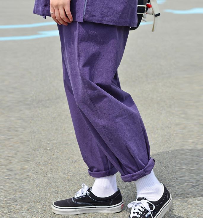 Korean Hanbok Washed 17's Dyed Cotton Common Use Man Woman Casual Daily Clothing BTS Light Purple 24014