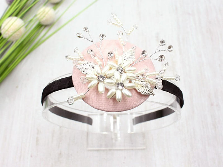 Girl's Hanbok Hair Accessory BASSI head&nbsp; band Piece, Korea Traditional Beads Flower J111