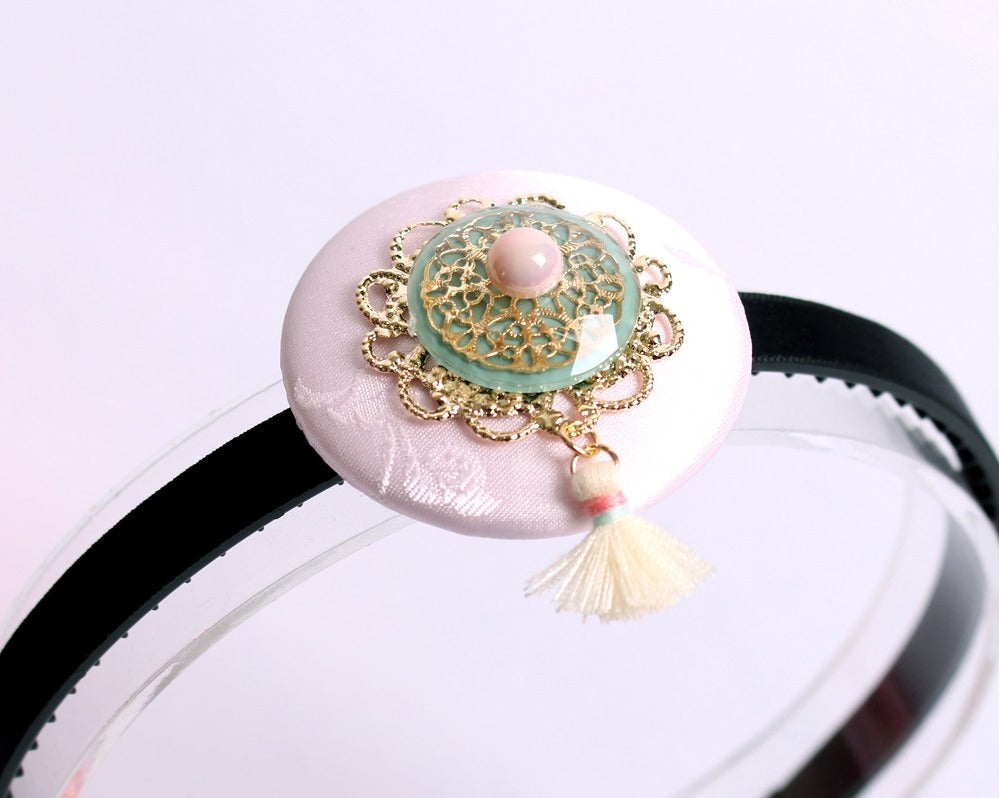 Girl's Hanbok Hair Accessory BASSI band head piece Korea Traditional J105