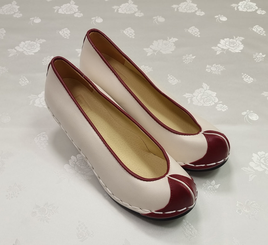 Korean Traditional Hanbok Shoes Socks for Woman Girl Solid Footwear Wedding Birthday PU WS117