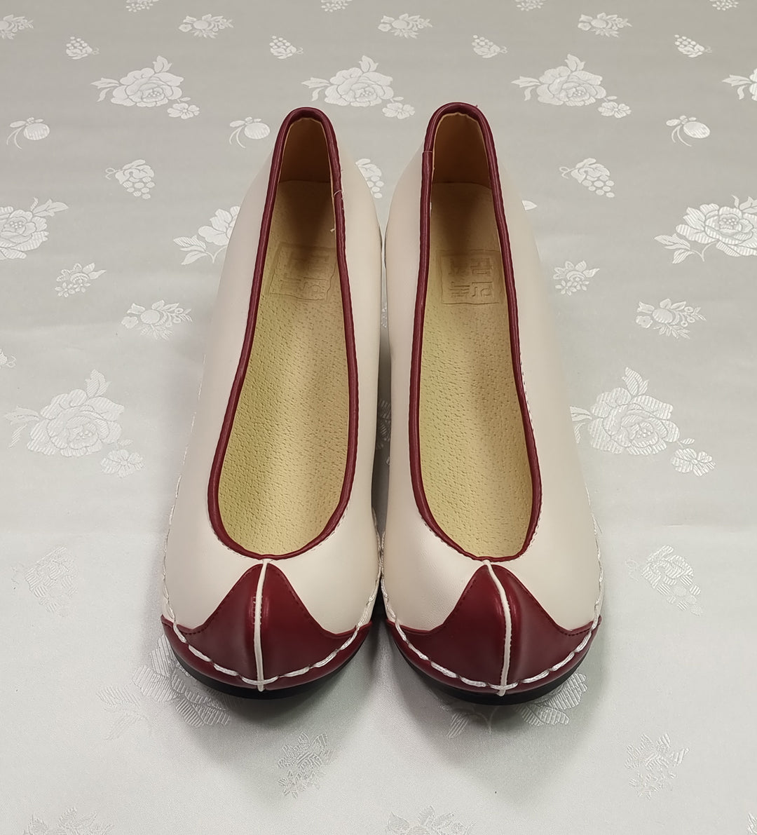 Korean Traditional Hanbok Shoes Socks for Woman Girl Solid Footwear Wedding Birthday PU WS117