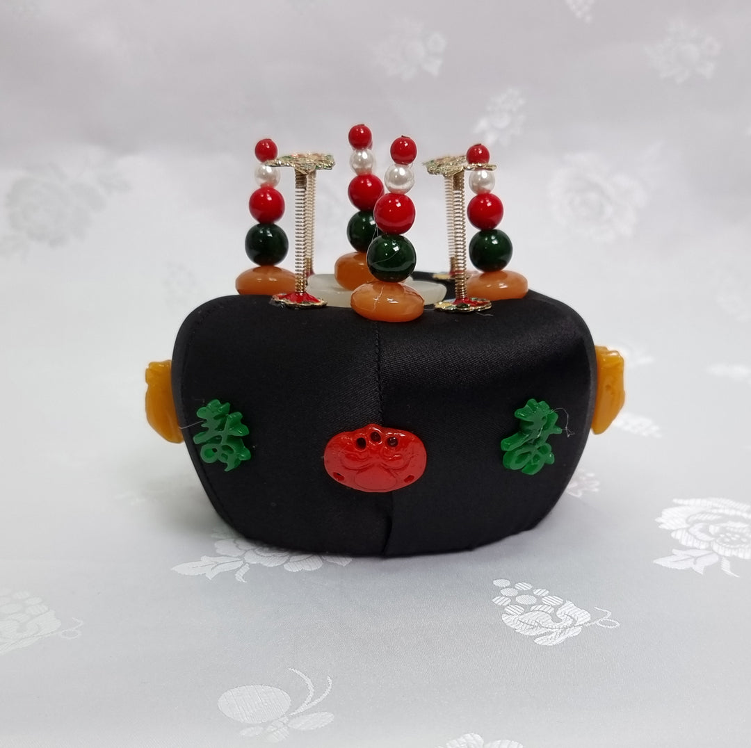 Korean Hair Accessory for Woman Hanbok Traditional Wedding Decoration Ornament 족두리&nbsp;DS105
