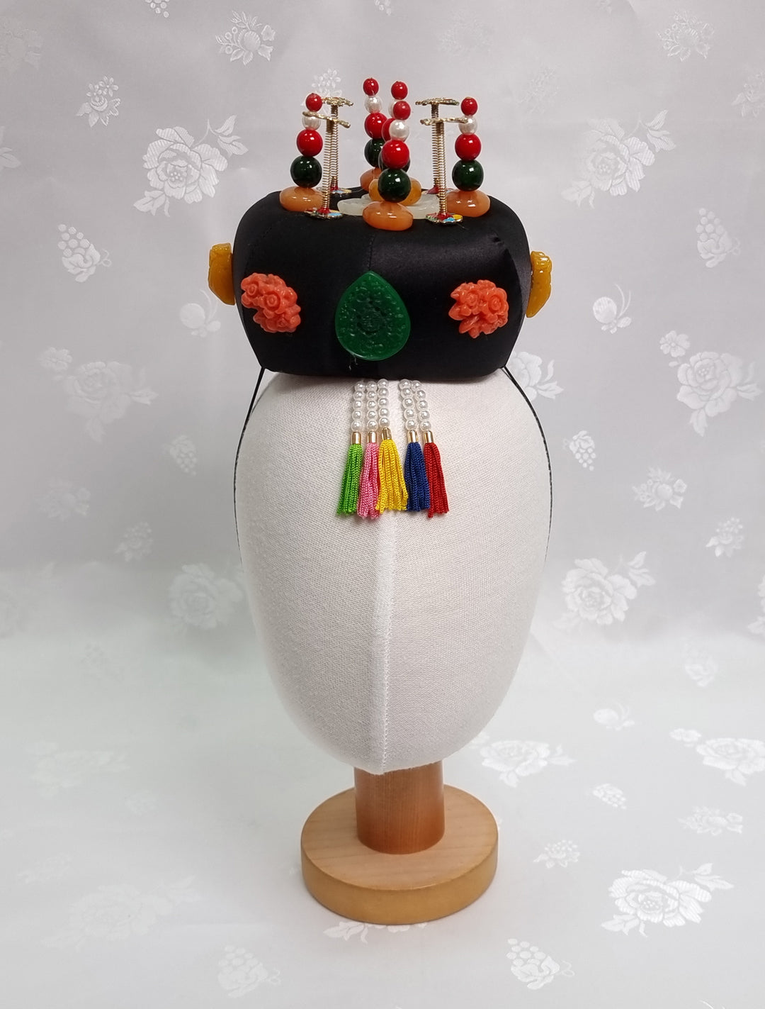 Korean Hair Accessory for Woman Hanbok Traditional Wedding Decoration Ornament 족두리 DS106