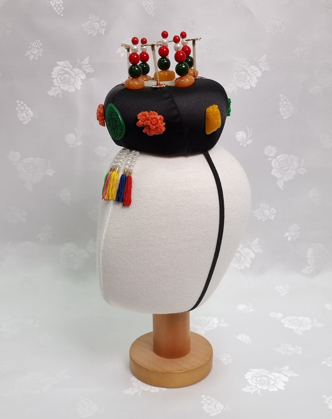 Korean Hair Accessory for Woman Hanbok Traditional Wedding Decoration Ornament 족두리&nbsp;DS105