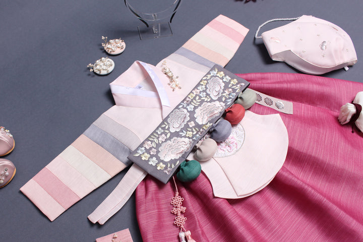Hanbok Girl Baby Korea Traditional Clothing DGH113